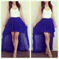 Dress blu